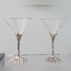 2 Grey Goose Martini Glasses